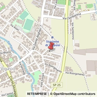 Mappa Via Aldo Ettore Kessler, 8, 37068 Vigasio, Verona (Veneto)