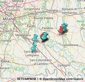 Mappa Via Defendente Lodi, 26900 Lodi LO, Italia (8.1525)