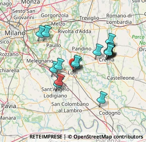 Mappa Via Defendente Lodi, 26900 Lodi LO, Italia (11.99278)