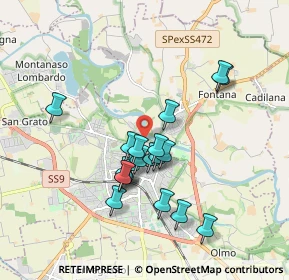 Mappa Via Defendente Lodi, 26900 Lodi LO, Italia (1.566)