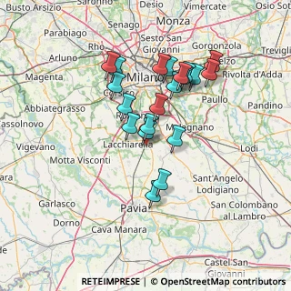 Mappa Via della Stazione, 27020 Lacchiarella MI, Italia (12.373)