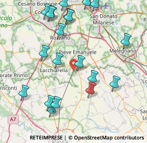 Mappa Via della Stazione, 20084 Lacchiarella MI, Italia (9.474)