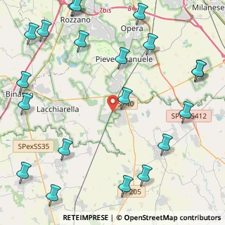 Mappa Via della Stazione, 27020 Lacchiarella MI, Italia (6.33)