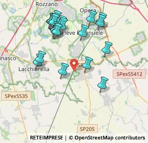 Mappa Via della Stazione, 20084 Lacchiarella MI, Italia (4.1025)