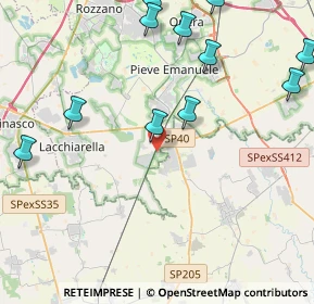 Mappa Via della Stazione, 20084 Lacchiarella MI, Italia (5.26909)