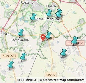 Mappa Via della Stazione, 20084 Lacchiarella MI, Italia (4.72538)