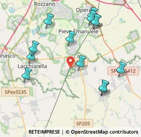 Mappa Via della Stazione, 20084 Lacchiarella MI, Italia (4.45154)