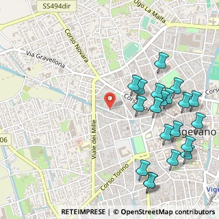 Mappa Via Ricci Giovanni Battista, 27029 Vigevano PV, Italia (0.642)