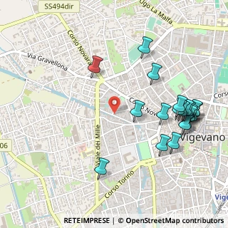 Mappa Via Ricci Giovanni Battista, 27029 Vigevano PV, Italia (0.5975)