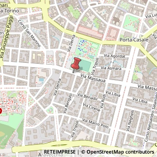 Mappa Via Massaua, 24, 13100 Vercelli, Vercelli (Piemonte)