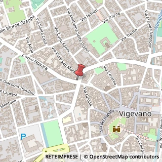 Mappa Corso Cavour, 145, 27029 Vigevano, Pavia (Lombardia)