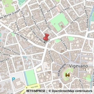 Mappa Via Valle San Martino, 2, 27029 Vigevano, Pavia (Lombardia)