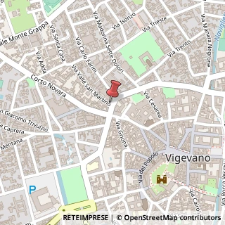 Mappa Corso Cavour, 125, 27029 Vigevano, Pavia (Lombardia)
