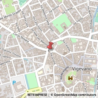 Mappa Corso Giuseppe Garibaldi, 4, 27029 Vigevano, Pavia (Lombardia)