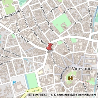 Mappa Corso Giuseppe Garibaldi, 4, 27029 Vigevano, Pavia (Lombardia)