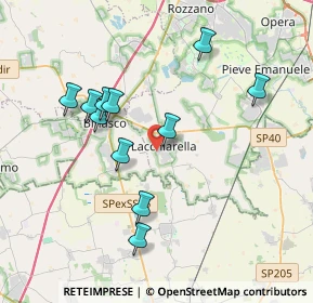 Mappa Via Professor Andrej Sacharov, 20084 Lacchiarella MI, Italia (3.61273)