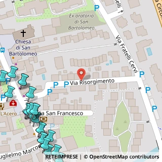 Mappa Via Risorgimento, 27010 Siziano PV, Italia (0.1)