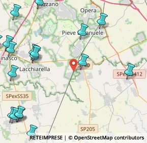 Mappa 27020 Lacchiarella MI, Italia (6.6755)