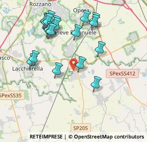 Mappa Via della Stazione, 27010 Siziano PV, Italia (4.2345)