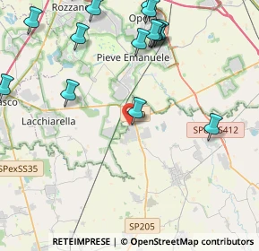 Mappa Via della Stazione, 27010 Siziano PV, Italia (6.136)