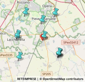 Mappa Via della Stazione, 27010 Siziano PV, Italia (4.12545)