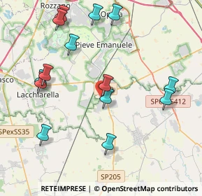 Mappa Via della Stazione, 27010 Siziano PV, Italia (4.53)