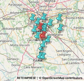 Mappa Via della Stazione, 27010 Siziano PV, Italia (9.45056)