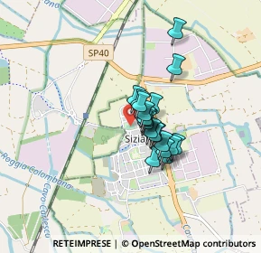 Mappa Via della Stazione, 27010 Siziano PV, Italia (0.4905)