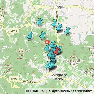 Mappa Via dei Momoli, 35030 Galzignano Terme PD, Italia (0.76296)