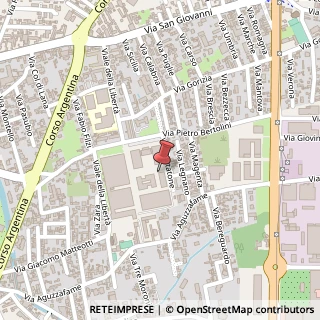Mappa Via P. Bertolini, 9b, 27029 Vigevano, Pavia (Lombardia)