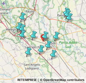 Mappa Via dei Battiferro, 26900 Lodi LO, Italia (7.42143)