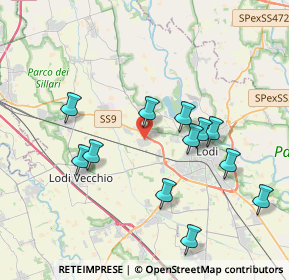 Mappa Via dei Battiferro, 26900 Lodi LO, Italia (3.81833)