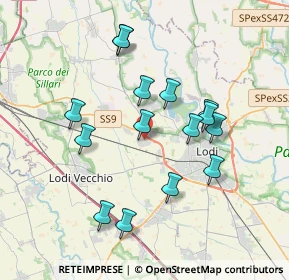 Mappa Via dei Battiferro, 26900 Lodi LO, Italia (3.48)