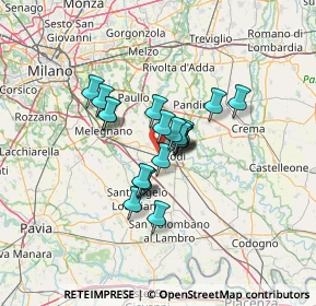 Mappa Via dei Battiferro, 26900 Lodi LO, Italia (8.5995)
