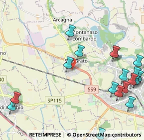 Mappa Via dei Battiferro, 26900 Lodi LO, Italia (2.84889)