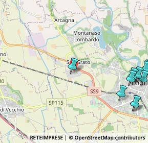 Mappa Via dei Battiferro, 26900 Lodi LO, Italia (3.13909)