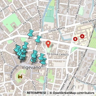 Mappa Piazza Vittorio Veneto, 27029 Vigevano PV, Italia (0.287)