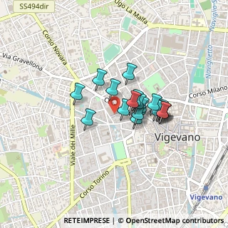 Mappa Via Roggia Vecchia, 27029 Vigevano PV, Italia (0.29)