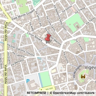 Mappa Corso Novara, 18, 27029 Vigevano, Pavia (Lombardia)
