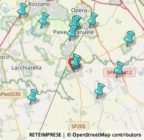 Mappa Piazza Giacomo Negri, 27010 Siziano PV, Italia (4.26417)