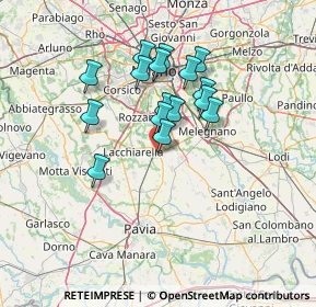 Mappa Piazza Giacomo Negri, 27010 Siziano PV, Italia (11.22563)