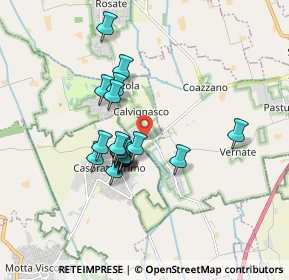 Mappa Via dei Lavoratori, 20080 Calvignasco MI, Italia (1.374)