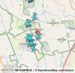 Mappa Via dei Lavoratori, 20080 Calvignasco MI, Italia (1.72273)