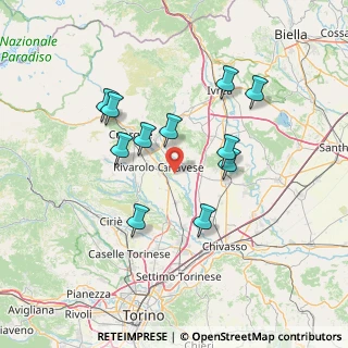 Mappa Via XX Settembre, 10080 Lusigliè TO, Italia (13.03727)
