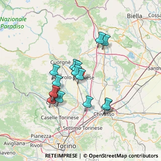 Mappa Via XX Settembre, 10080 Lusigliè TO, Italia (12.22938)