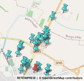 Mappa SP 593, 13040 Borgo d'Ale VC (0.49655)