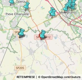Mappa Via Guglielmo Marconi, 27015 Landriano PV, Italia (5.34357)