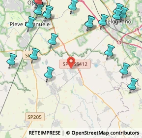 Mappa Via Guglielmo Marconi, 27015 Landriano PV, Italia (5.7795)