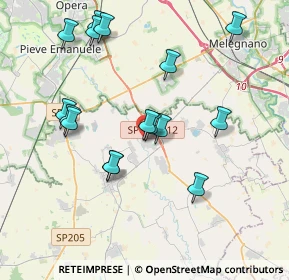 Mappa Via Guglielmo Marconi, 27015 Landriano PV, Italia (3.89563)