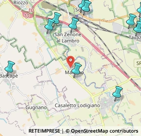 Mappa Via Michelangelo Buonarroti, 26852 Casaletto Lodigiano LO, Italia (3.15615)